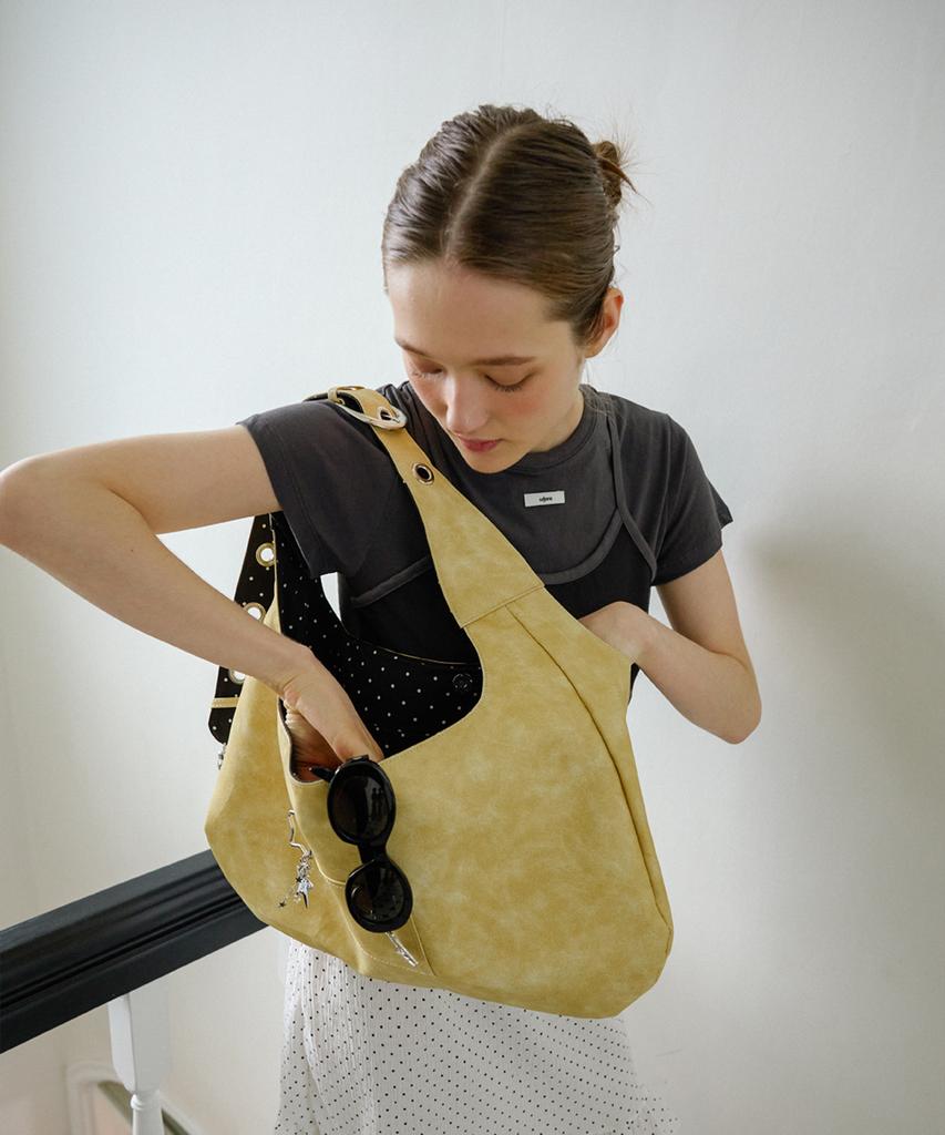 Leterie Buckle Reversible Shoulder Bag_8Color