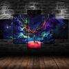 Modular Canvas Print Picture Wall Art 5 Pieces Fantasy Art Landscape Poster Painting For Living Room Home Decor Frame Artwork