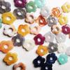High Gloss Two-Color Acrylic Cloud Flower Beads for DIY Jewelry