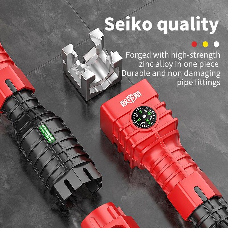 Bathroom & Kitchen Faucet Repair Tool Set - 18-in-1 & 24-in-1 Flume Wrenches