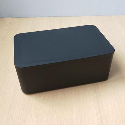 Black Wipes Dispenser with Cover Lightweight Napkin Cases Easy Open & Close Utility Tissue Holder Storage Box Dustproof