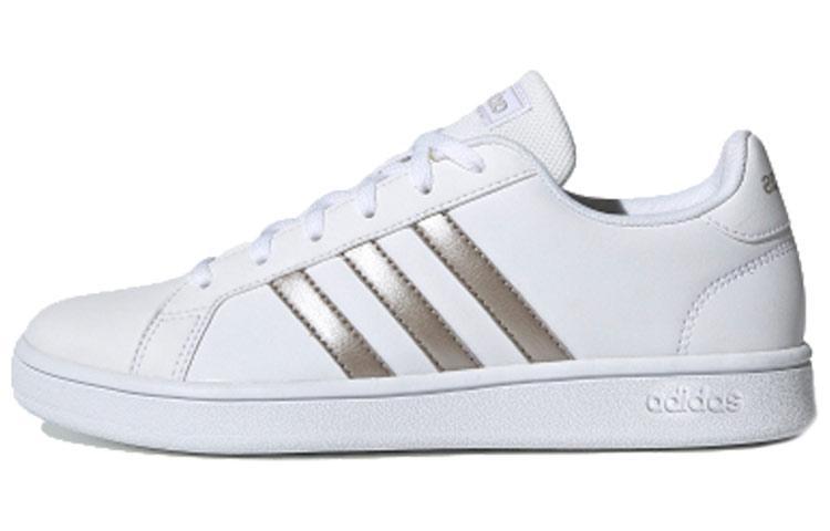 Adidas Wmns Grand Court Base  White Platinum Metallic  Women s EE7874 38