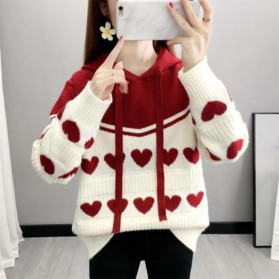 La nueva sudadera con capucha Una blusa suelta para una dama Ropa de invierno Tops de mujer Top de manga larga Ropa kawaii Suéteres de invierno