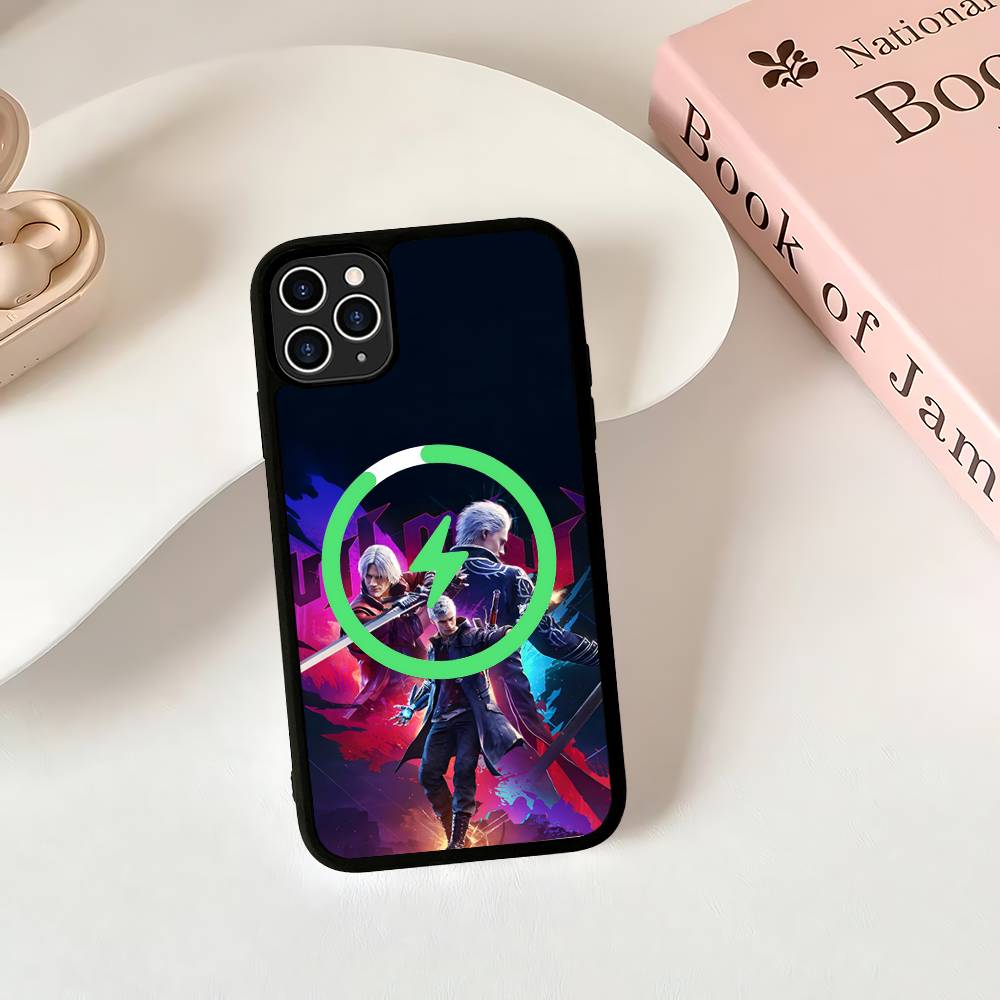Classic Action Game D-Devil M-May C-Cry Magnetic Wireless Phone Case For IPhone 17 16 15 14 Plus 13 12 11 Pro Max