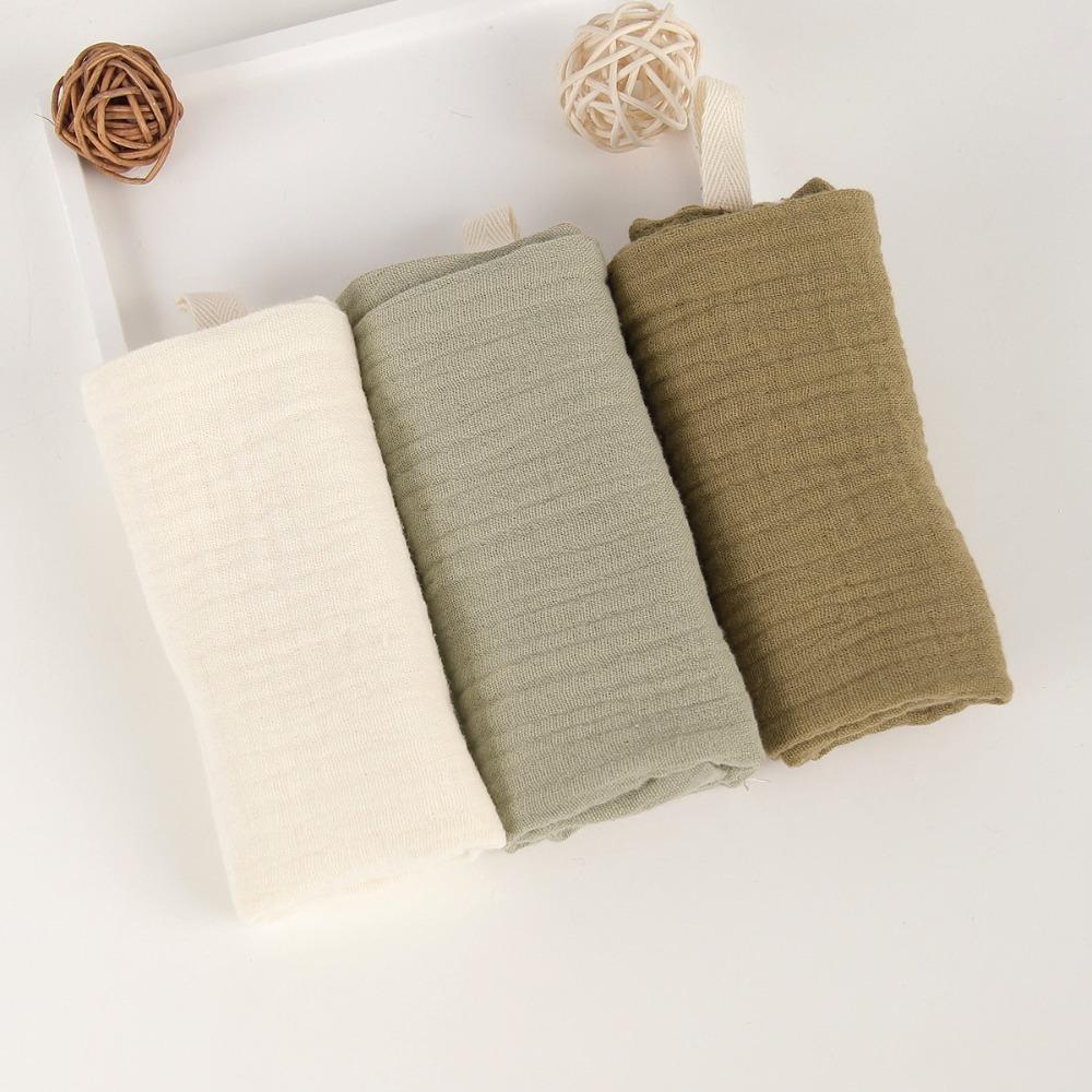 New 4-Layer Pure Cotton Baby Cotton Washcloth Soft Absorbent Square Towels Gauze Cotton Baby Towels Newborn Burp Cloth