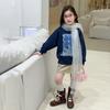 Kids Girls Cute Cartoon Print Casual Loose Round Neck Long Sleeve Pullover Sweatshirt