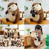 Marmots Plush Toy With Pp Cotton Filling For Kids Birthday Gift And Cozy Decor