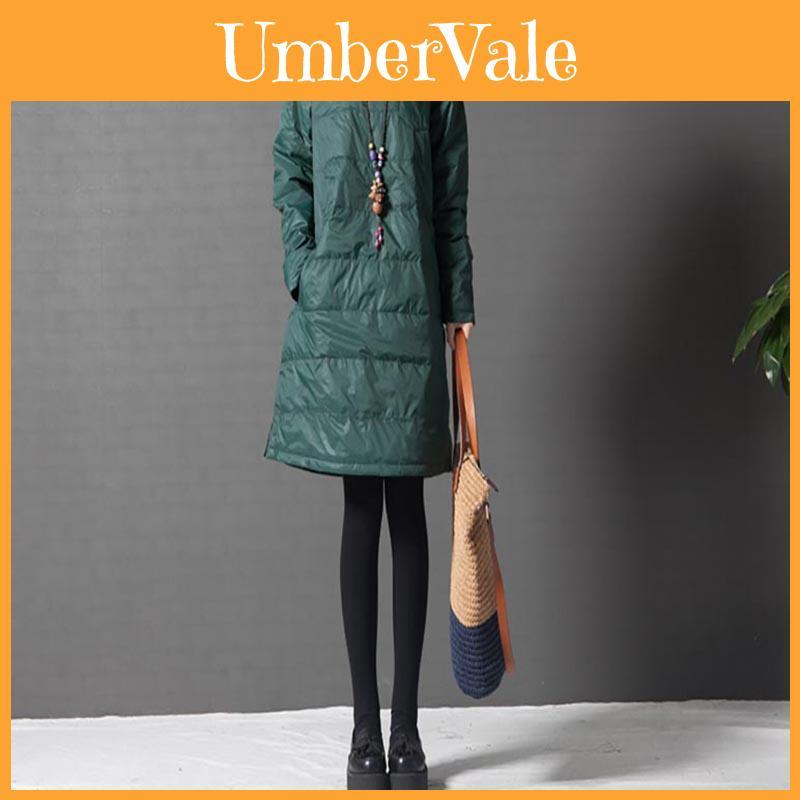 Women Winter Warm Quilted Coat Pullover Dress Long Sleeve Loose Tops Plus Size For Ultimate Comfort And Style