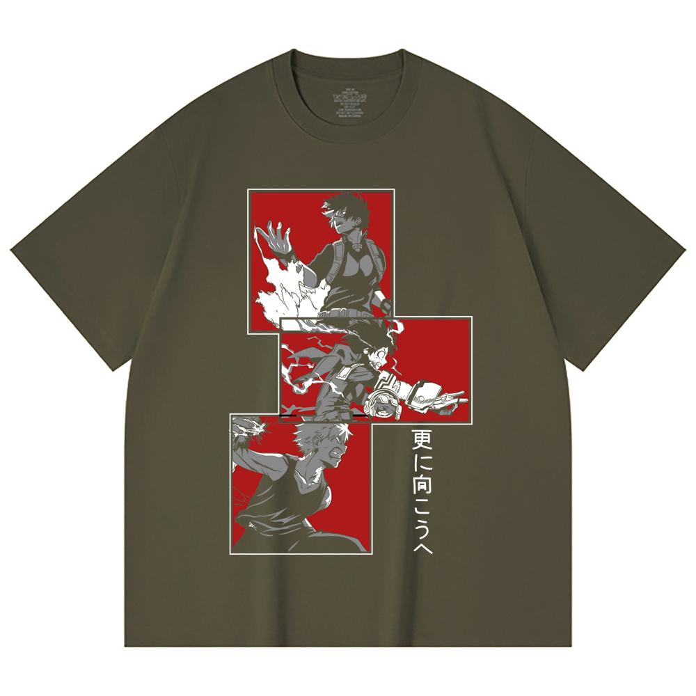 230 Gsm 100% Cotton My Hero Academia V22 Print Unisex Heavy Cotton T Shirt