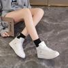 Spring high-top little white shoes women's new height-increasing student board shoes trendy women's shoes