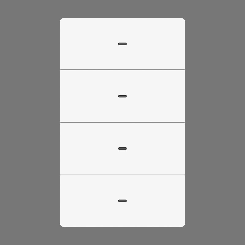 Factory Tuya Intelligent Wall Switch US Standard WiFi 1-4 Gang PC Push Button Lighting Switch APP Timed Control