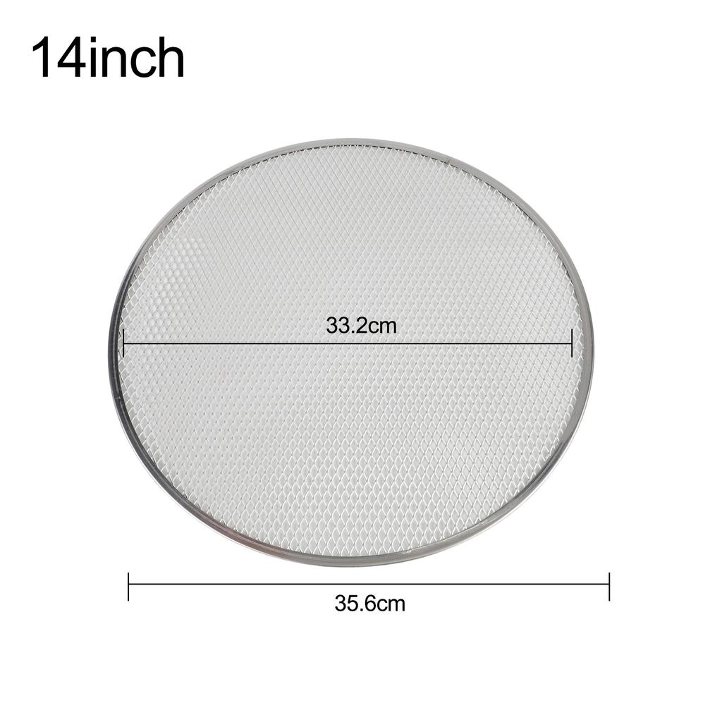 Commercial Style Aluminum Mesh Pizza Screen for Home Oven Baking Tasks