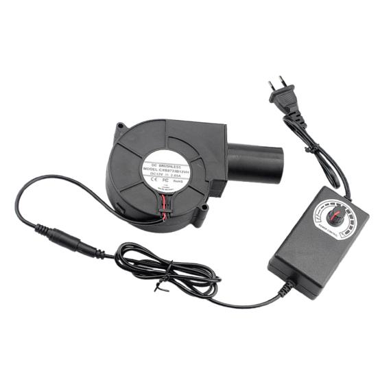 Camping BBQ Fan Air Blower 6000RPM Variable Speed Adjustable Low Noise Multifunctional Cooking Barbecue 7530 Electric Fan