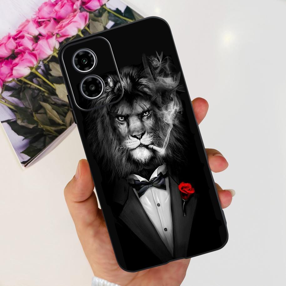 For Motorola Moto G24 Power Case 2024 New Fashion Flower Silicone Soft Back Cover For Moto G24 G34 Phone Case MotoG24 G 24 Coque