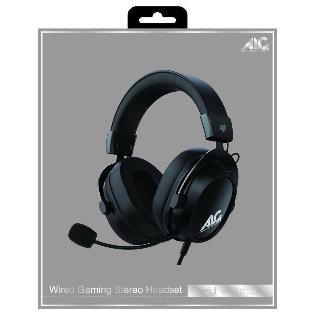 Allone Wired Gaming Stereo 16 X X 22 Noise Microphone Mute Headset, Black, 9.7 Cm, E-Sports, Cancelling, Function, Lightweight, ALG-GMHS7BK