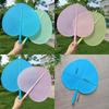 Large Thickened Folding Plastic Fan - Hand-Cranked, Old-Fashioned Style, Summer Air Circulation & Insect Repellent, Portable for Kids