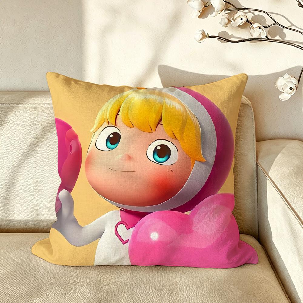 Anime YYumis CCells TThe Movie Cushion Cover Pillow Case Antidustmite Pillowcase Silky Short Plush Sofa Cushion Cover hot