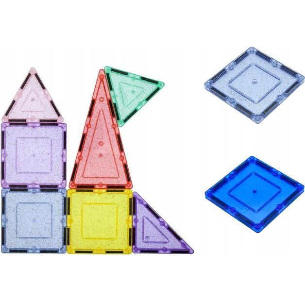 Конструктор магнитный PicassoTiles 48 элементов большие кубики