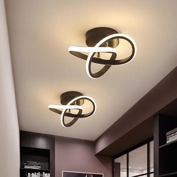 Nordic Modern Ceiling Lamp for Corridor - Creative Decorative Lighting with Simple Personality Design