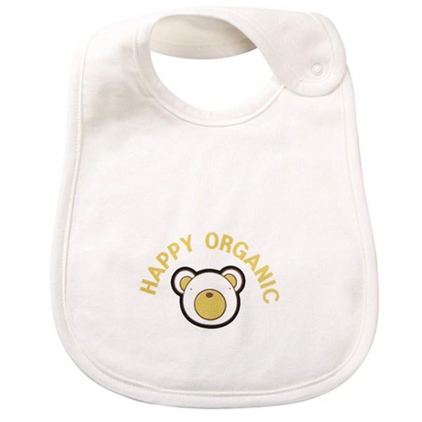 

Happy Organic Teddy Infant Bib, корейские детские товары