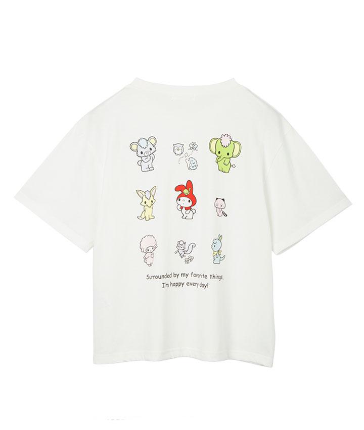 

Sanrio 2026 Summer Comic Form My Melody Image 100 Cotton Printed Casual Tshirt Adult Children Parentchild Top Homewear Y2k S