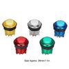 5pcs 28mm Arcade LED Light Push Buttons with Switch for Arcade Machine Game Joysticks (12V)