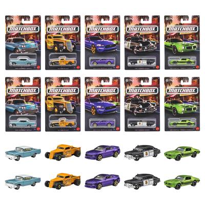 Matchbox Theme Assortment Local Cruisers Vehicle Mini Box Ages - Toys, Cars, 10-Pack, Set, 3+, Multi, 986J-GGF12
