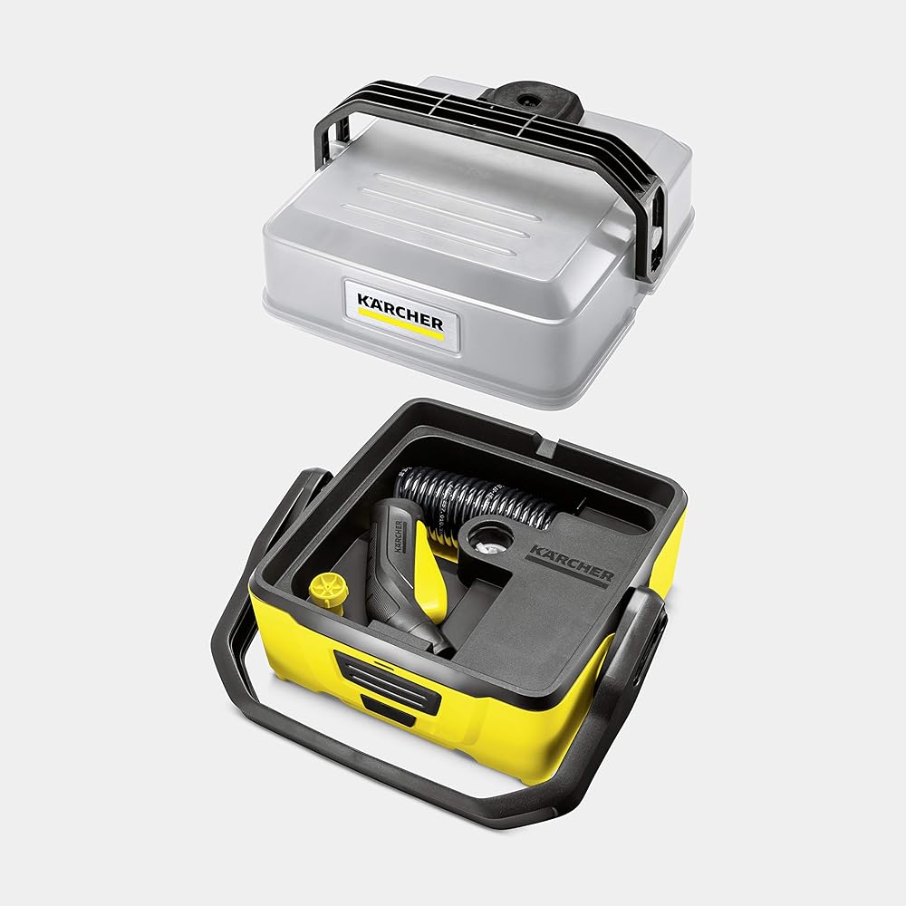 Karcher OC3 Multi-Cleaner, Cleans with Higher Pressure Than Tap Water (Non-Pressure Washer), Lightweight, Compact, Cordless, Rechargeable, Integrated 