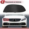 1 Pc Fog Light Grill for Mercedes-Benz C300 2015-2016 Front Right Front Lower Bumper Fog Light Cover Inserts No.2058850823 Black ABS