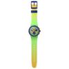 Swatch New Chrono Plastic Flowing Freshly Watch (SUSG101) for Unisex Adults