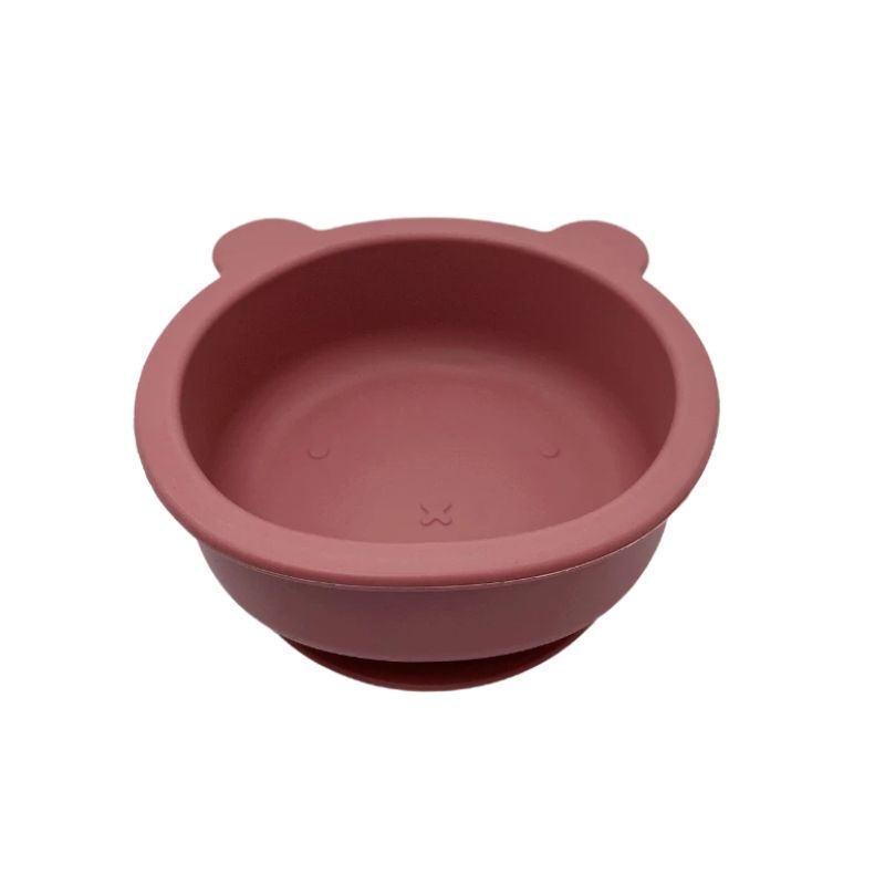 Odorless Silicone Suction Baby Bowl - Cute Platinum Children s Tableware Ins Style