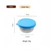 Reusable Sauce Cup with Macaron Lid - 304 Stainless Steel, 40/50/70ML, Portable Dipping or Seasoning Dish.