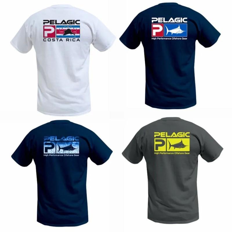PELAGIC Men's Sports Fishing Wear Short-sleeved T-shirt Shirts Quick-drying Breathable