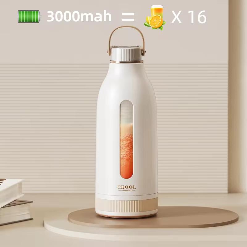 

Новый портативный электрический небольшой миксер для сока объемом 380 мл с 10 лезвиями, сверхмощный, быстро измельчающий лед, емкостью 3000 мАч, для зарядки бытовой техники