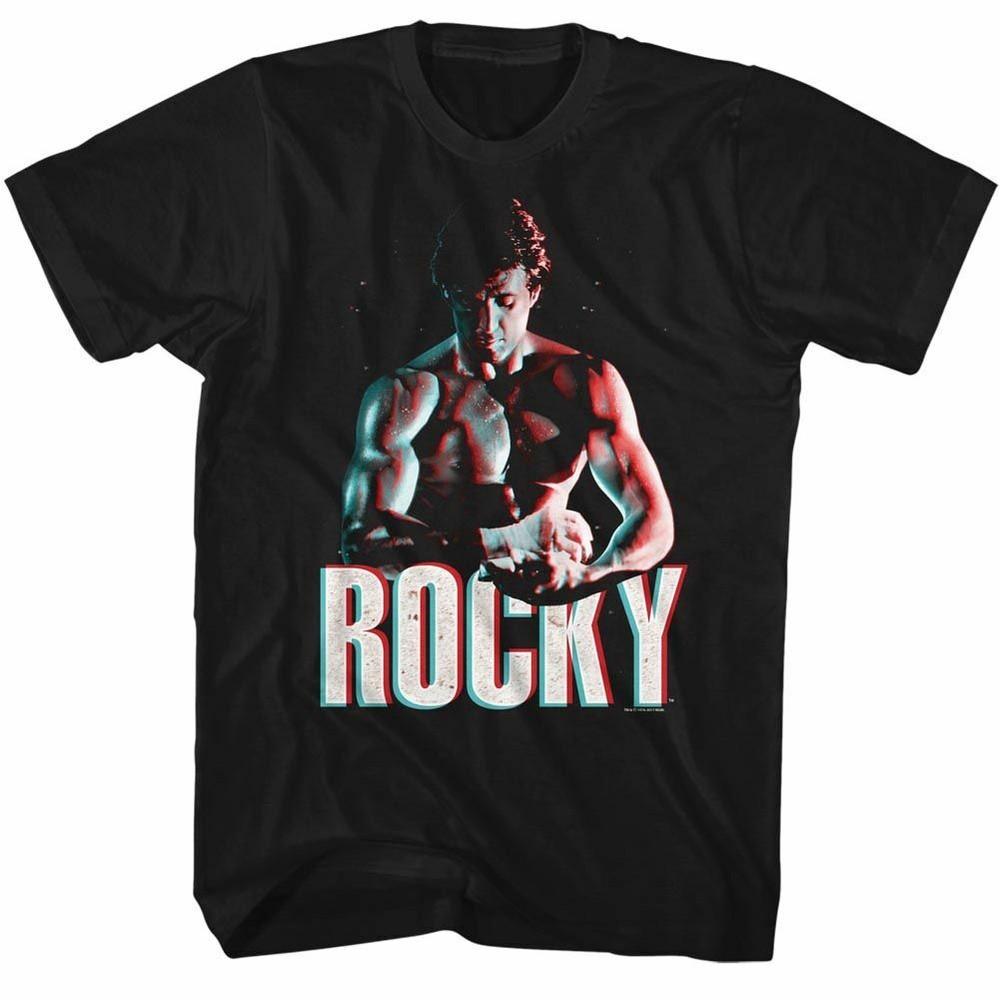 

Rocky 3D Muscles Black T-Shirt 2XL