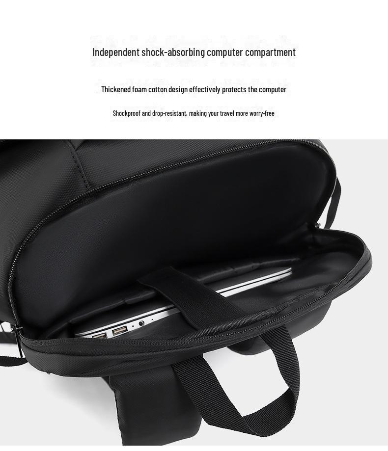 Large Capacity Multifunctional Laptop Backpack with USB Port - Unisex Travel and School Bag