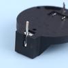 20Pcs Cr2032 Battery Holder Coin Cell Holder Box Case Socket Cr2032 With 2 Pins 3V Black Mounting Lead Need Solder