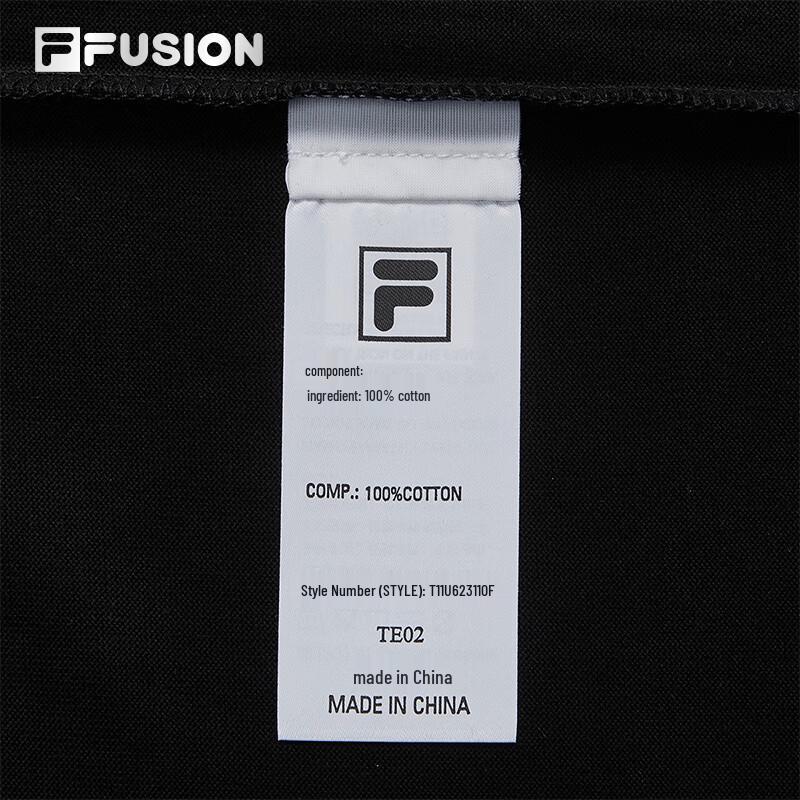 FILA FUSION Couple's Monogram Striped T-Shirt