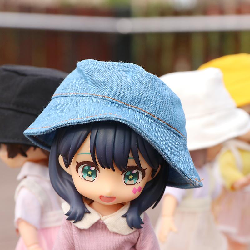 Beautiful OB11 Baby Figure ob11 Accessories Bucket Hat obitsu 11 Molly Gsc 1/12 BJD Doll Accessories Clothing BJD Baby Clothes 4 Color
