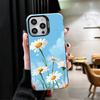 Daisy Flowers Aesthetics Shockproof Phone Case for iPhone 17 Air 16 16E 15 Pro Max 14 Plus 13 Mini 12 Back Cover Anti Fall Funda