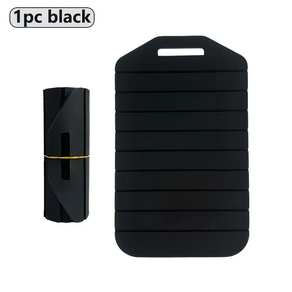 

Kitchen cutting board, double-sided foldable, outdoor cutting board pad - suitable for kitchen, home, camping, apartment counter чёрный