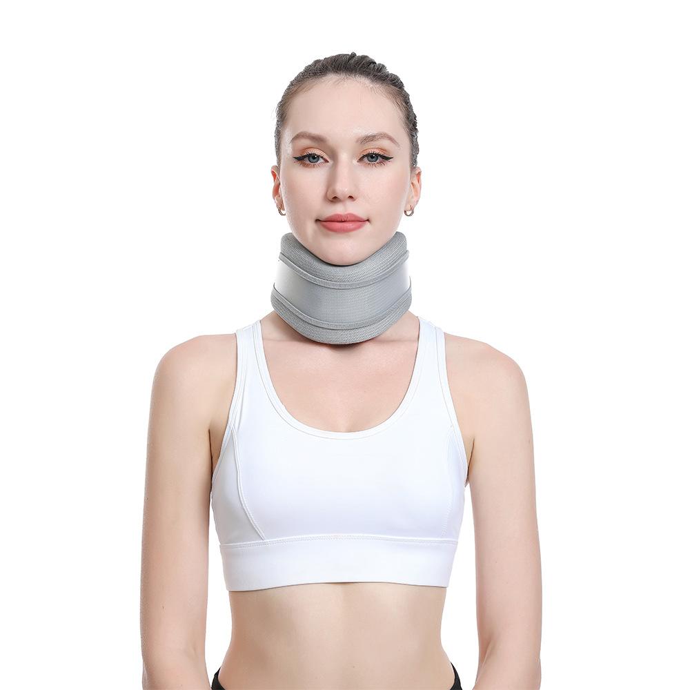 Neck Brace with Fixed Support Plate Anti-head Down Neck Tilt Aligners Home Office Traction Cervical Spine Neck Protection Neck