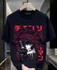 Chainsaw Man T-Shirt Chainsaw Man Anime CSM Denji Power Schwarzes Shirt Alle Größen
