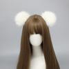 Simulation Bear Ear Hair Clip for Cosplay Party Furry Faux Furs Ear Hair Clip Halloween Party RolePlay Maid Barrettes
