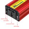 Car power inverter DC/AC converter universal AC socket with USB charger port 200W cigarette lighter plug/clip adapter DC 12V to AC 220V