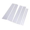 6Pcs Pillar Post Cover Trim Mirrored Finish Weather Resistant Easy Installation Pillar Post Trim for   2004 to 2015