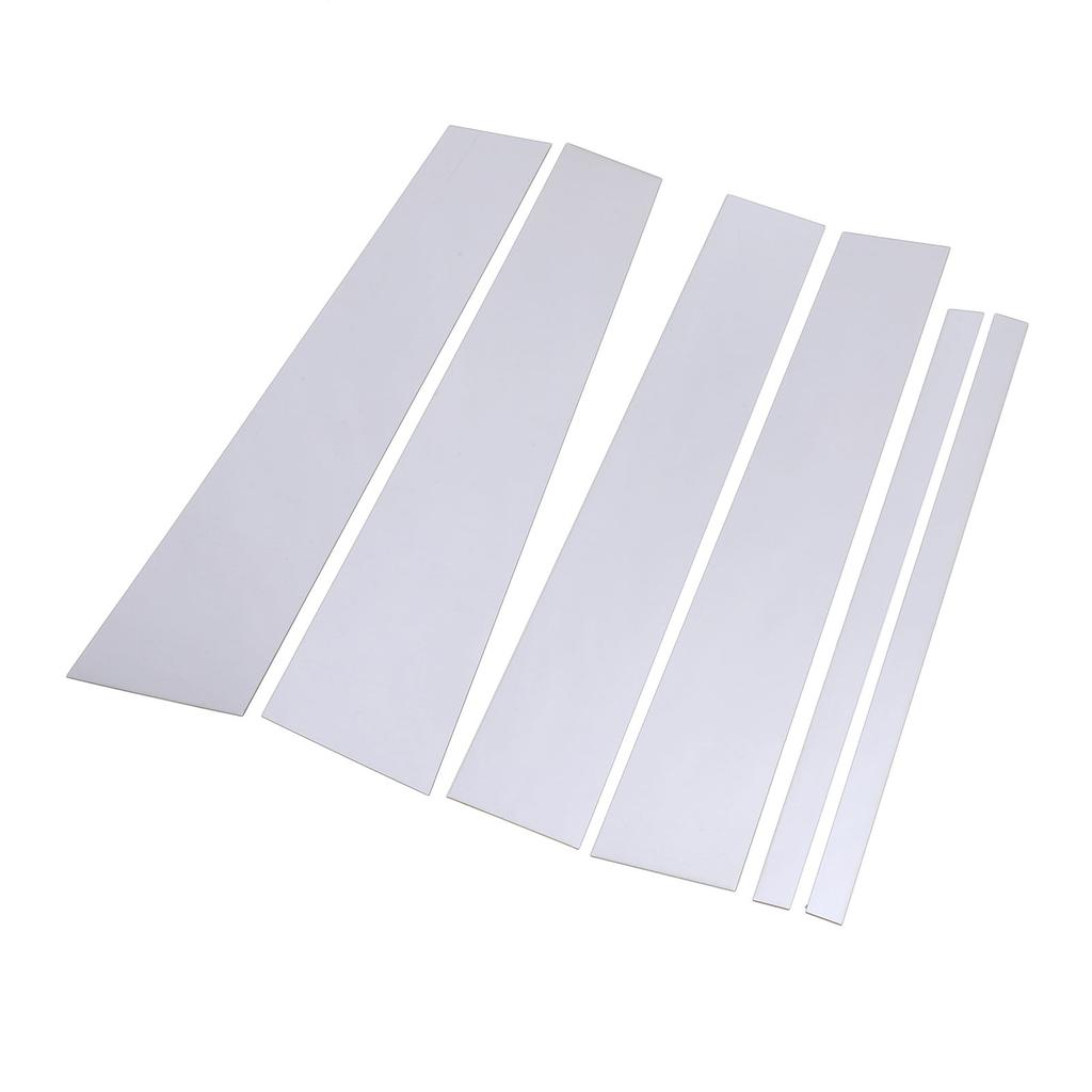 6Pcs Pillar Post Cover Trim Mirrored Finish Weather Resistant Easy Installation Pillar Post Trim for   2004 to 2015