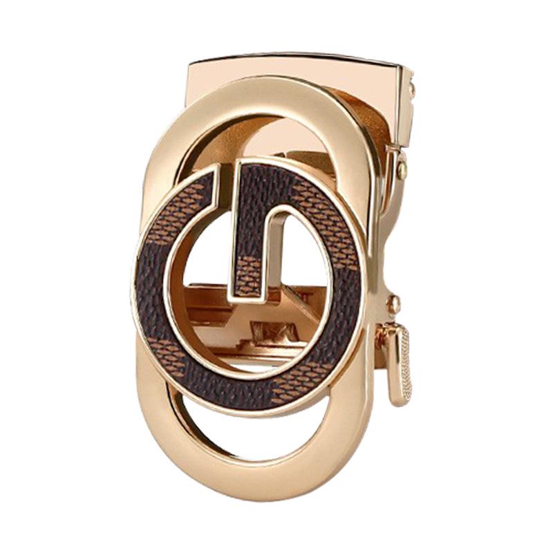 Zielflagge Zinklegierung Automatische Lederschnalle