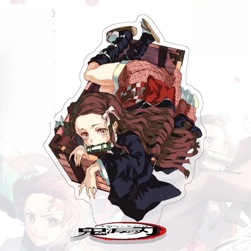Standee de 16 cm de altura de "Demon Slayer" de Tanjiro y Nezuko - Adorno Acrílico