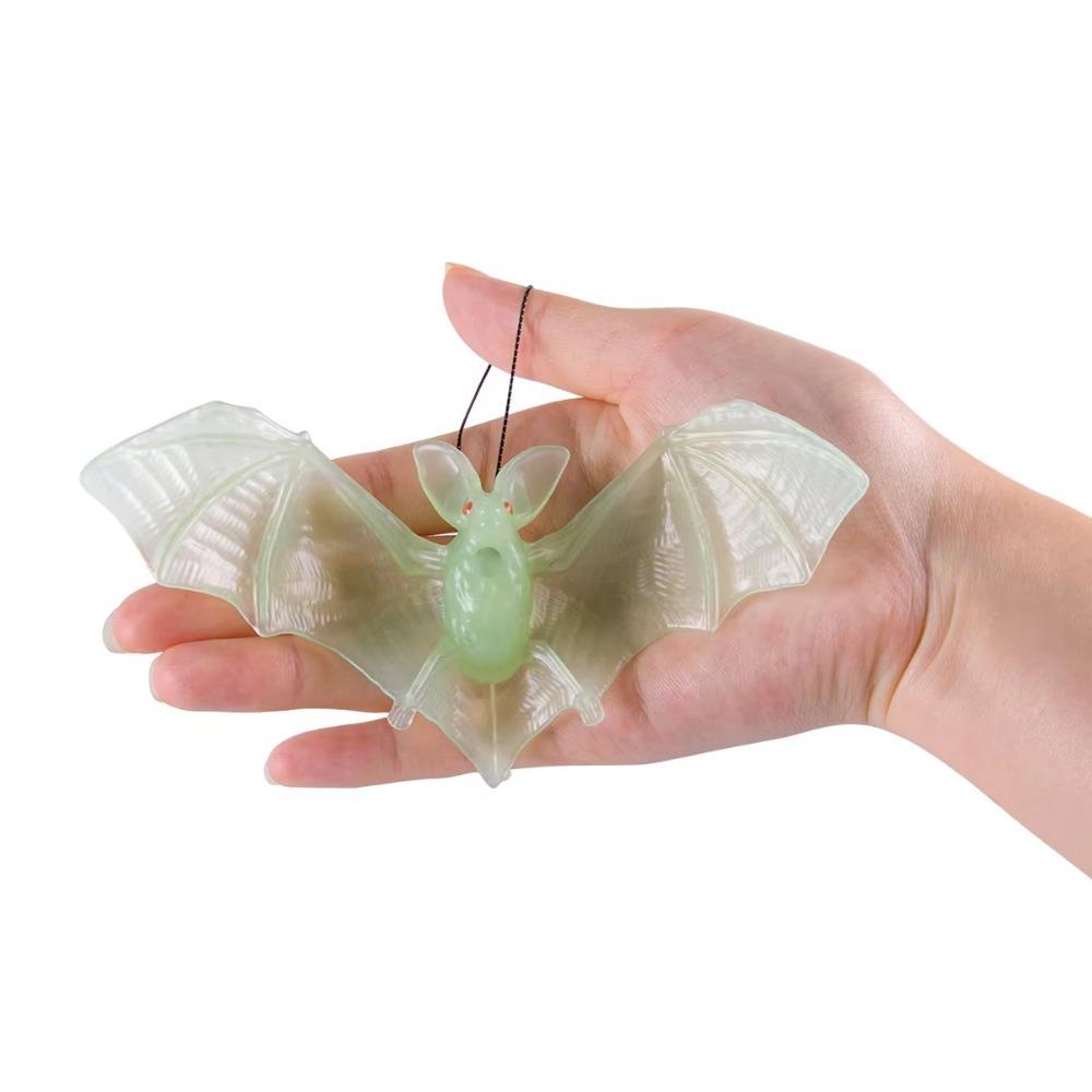 20Pcs Black/Luminous Bats Hanging Ornaments 3D Haunted House Horror Trick Props